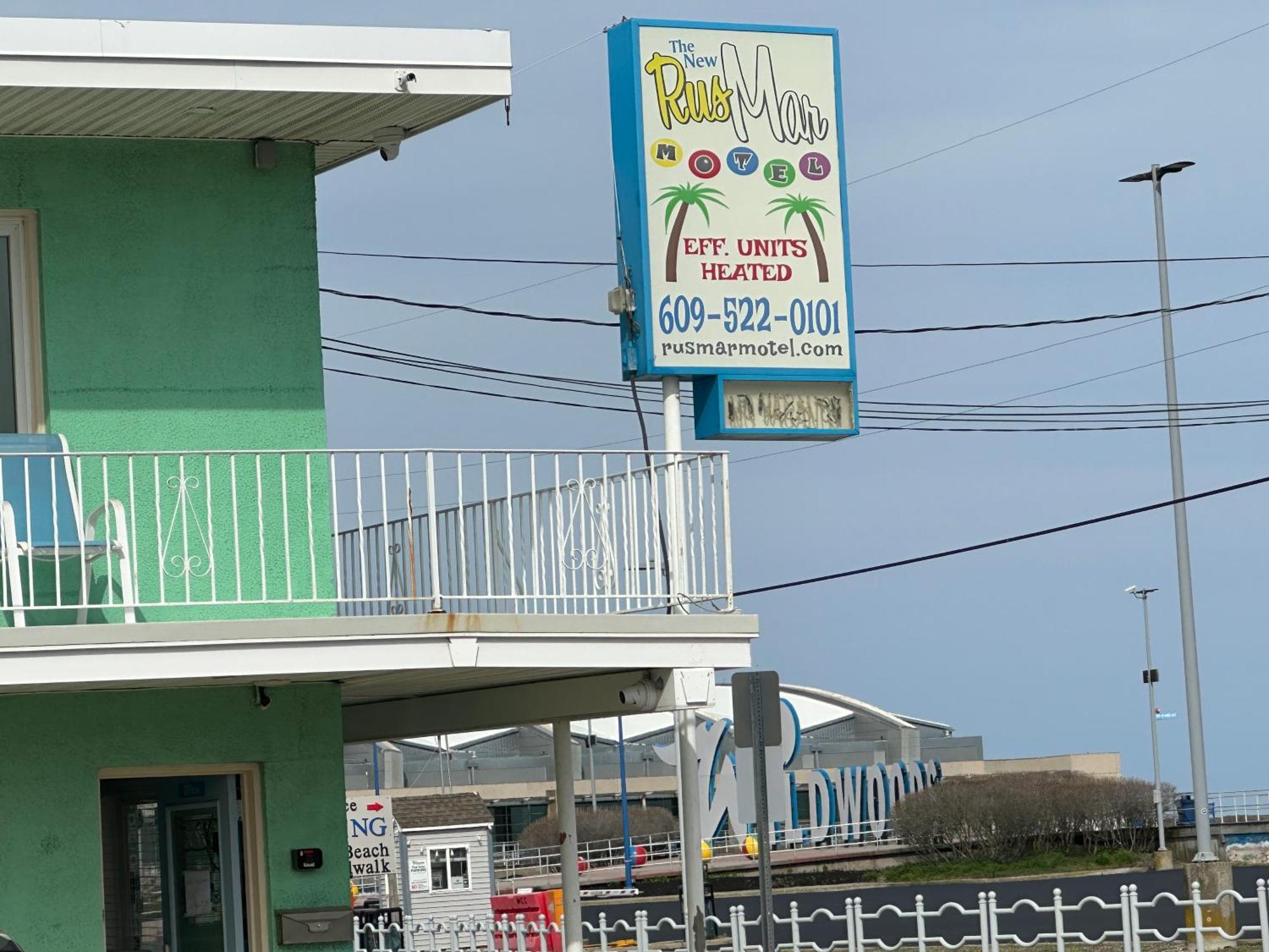 Rus Mar Motel Wildwood Beach & Boardwalk Екстериор снимка
