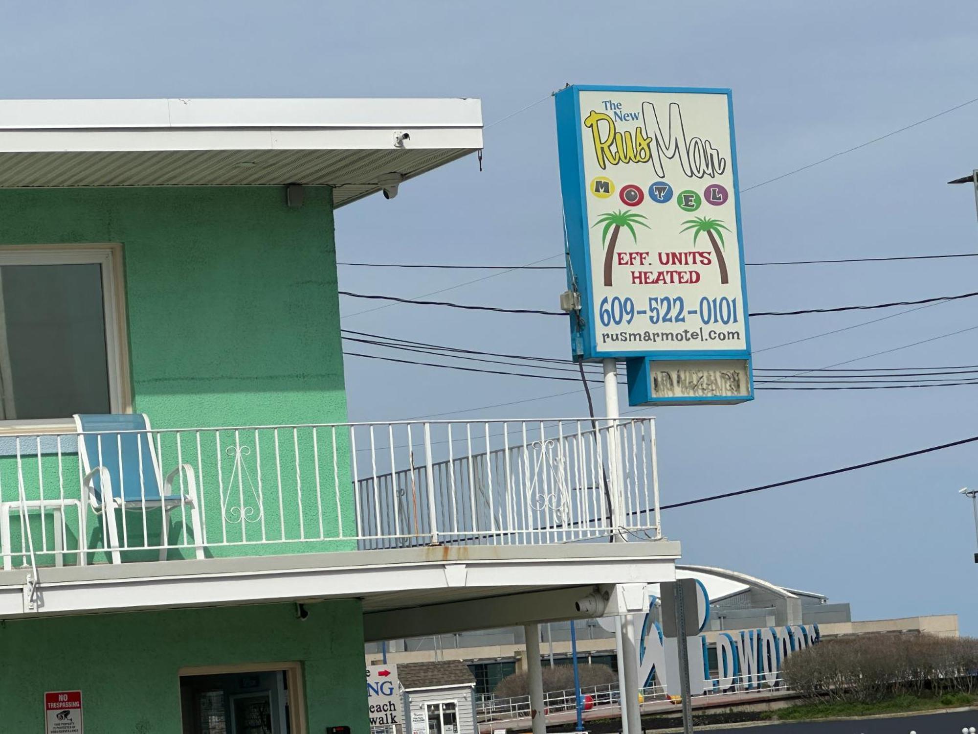 Rus Mar Motel Wildwood Beach & Boardwalk Екстериор снимка